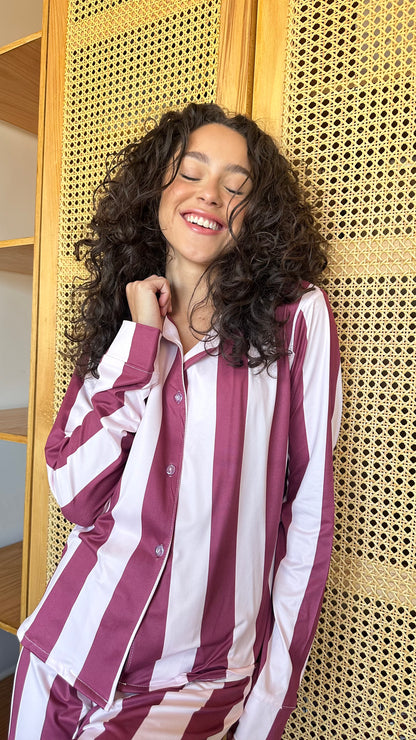 Maroon Lines PJ