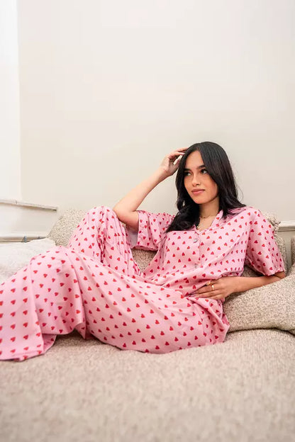 Hearts Pink PJ