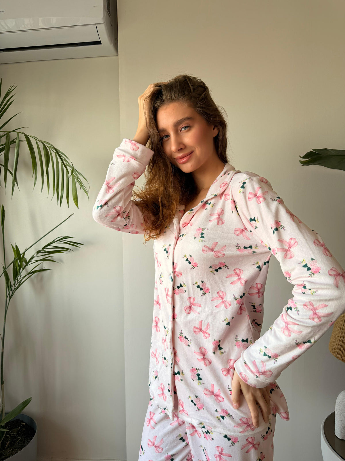 Cozy Bows Blushing