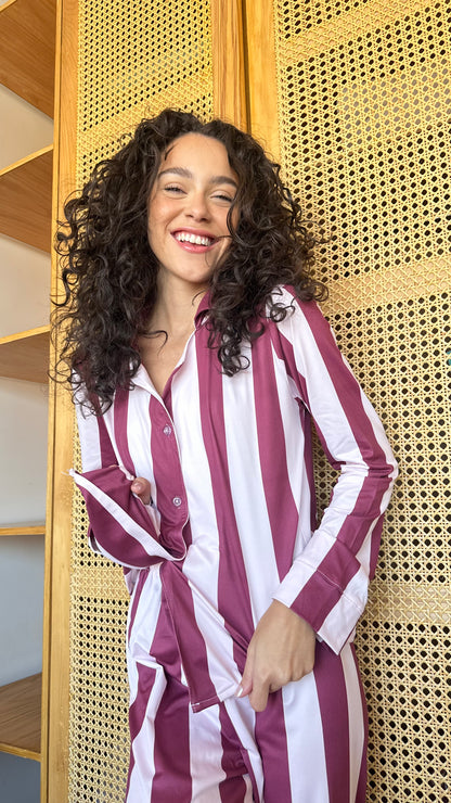 Maroon Lines PJ