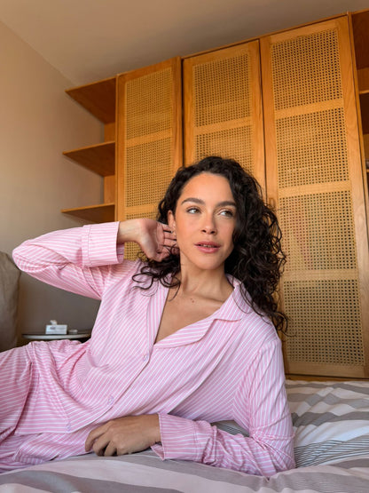 Pink striped pj