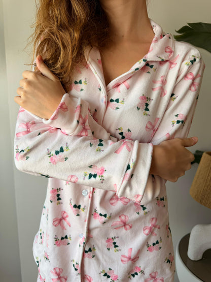 Cozy Bows Blushing